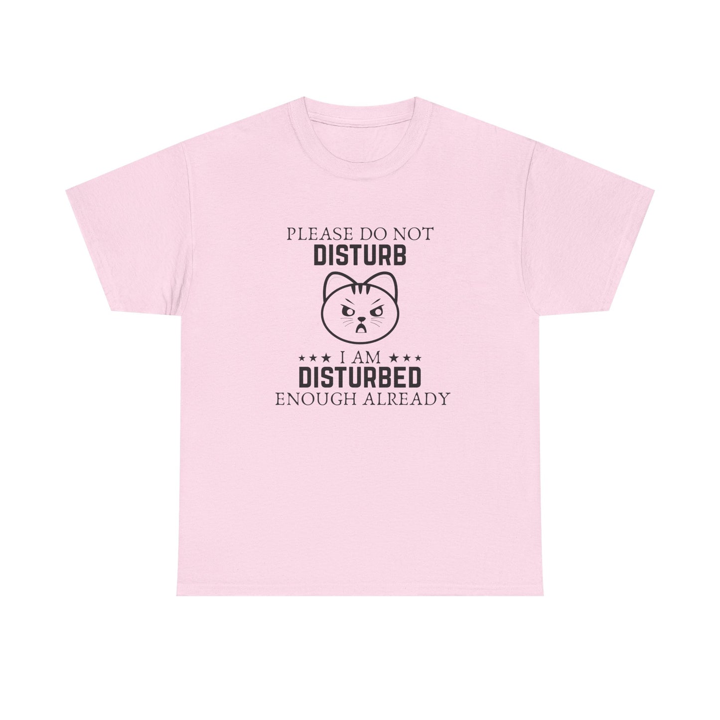 "Please Do Not Disturb" Cat Tee – Funny Graphic T-Shirt