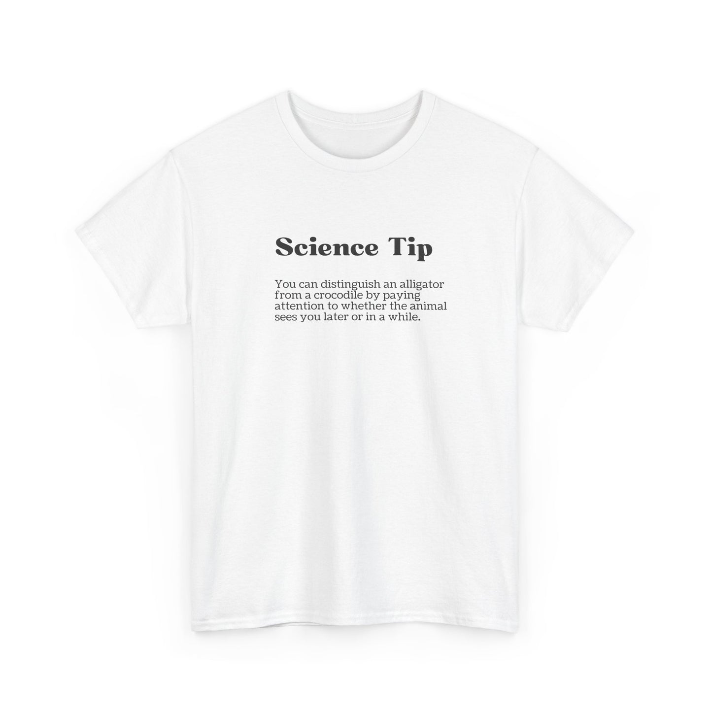 Science Tip Unisex Heavy Cotton Tee, Funny Science Shirt