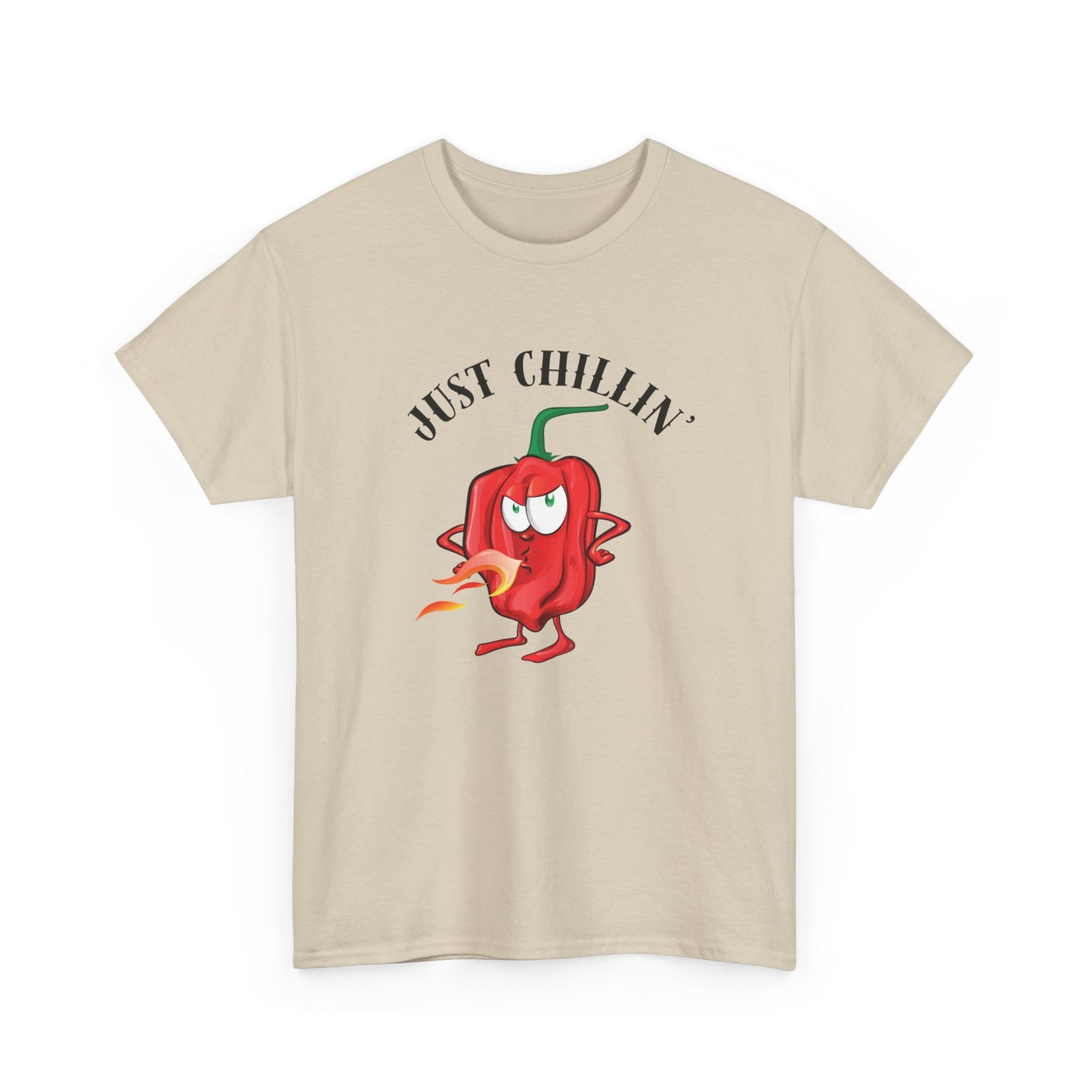 Chill Pepper T-Shirt – Fun Unisex Heavy Cotton Tee