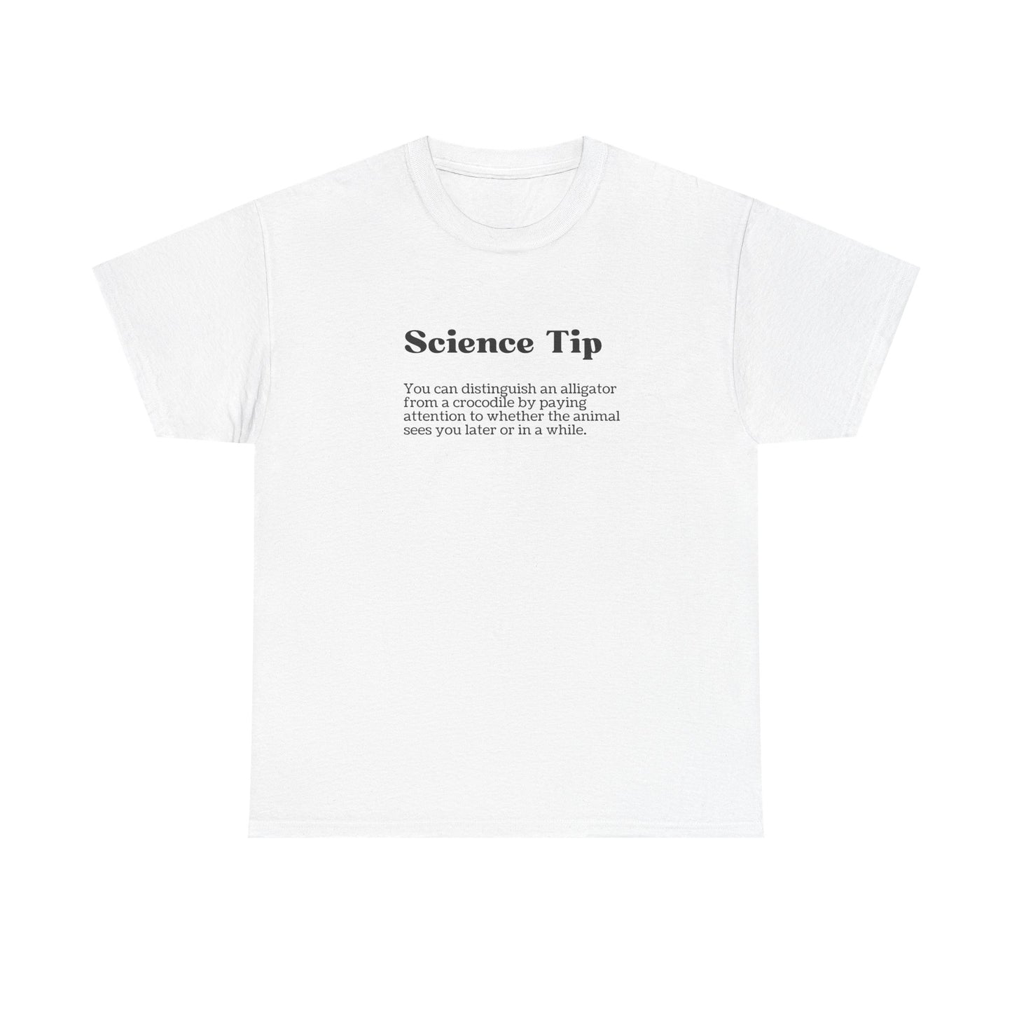 Science Tip Unisex Heavy Cotton Tee, Funny Science Shirt