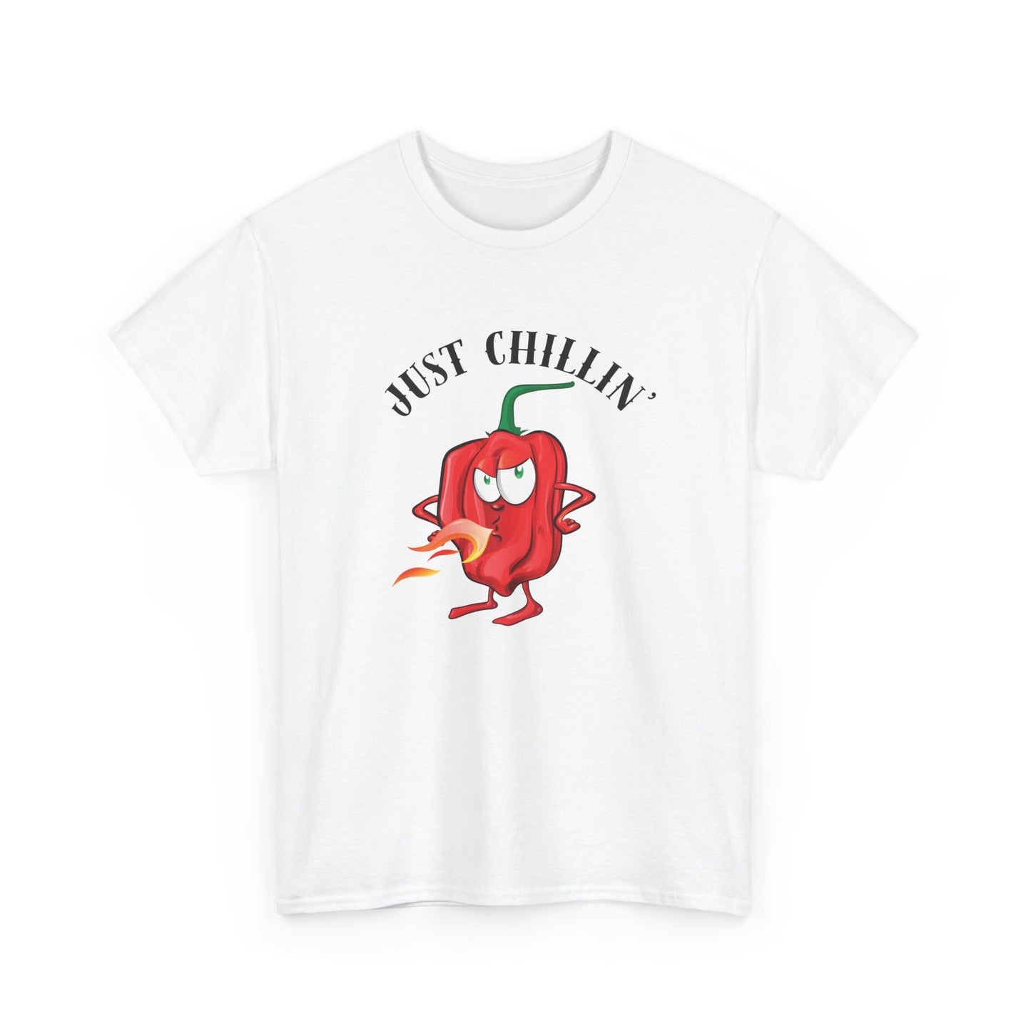 Chill Pepper T-Shirt – Fun Unisex Heavy Cotton Tee