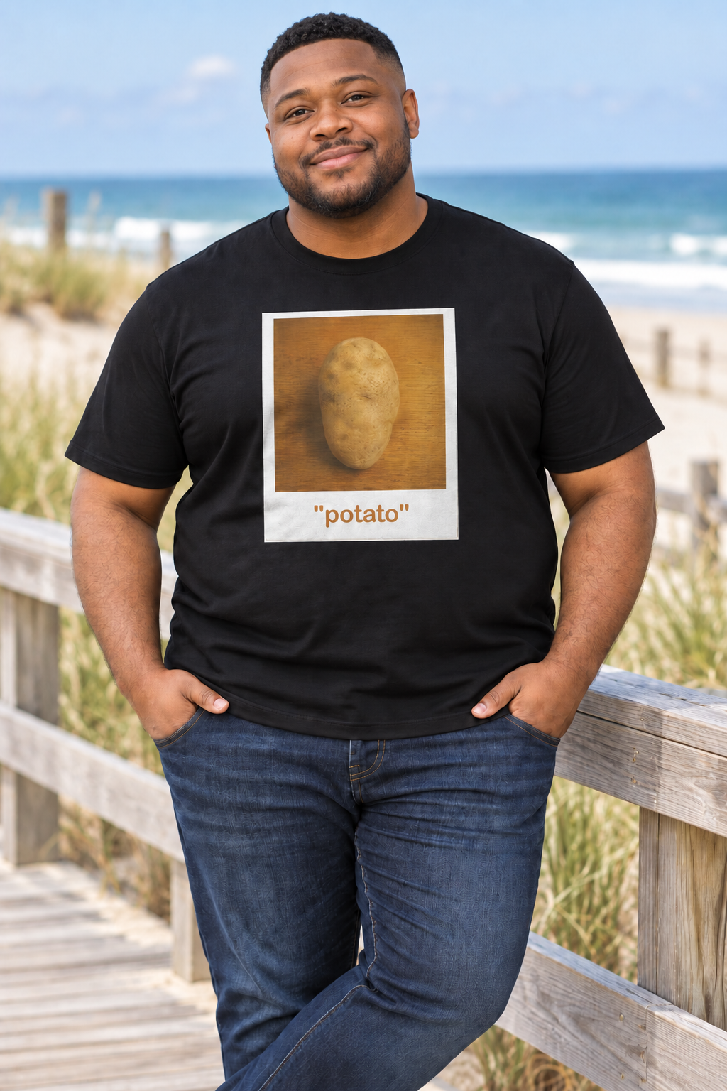 The 'Potato' Portrait: A Starch Reality Tee