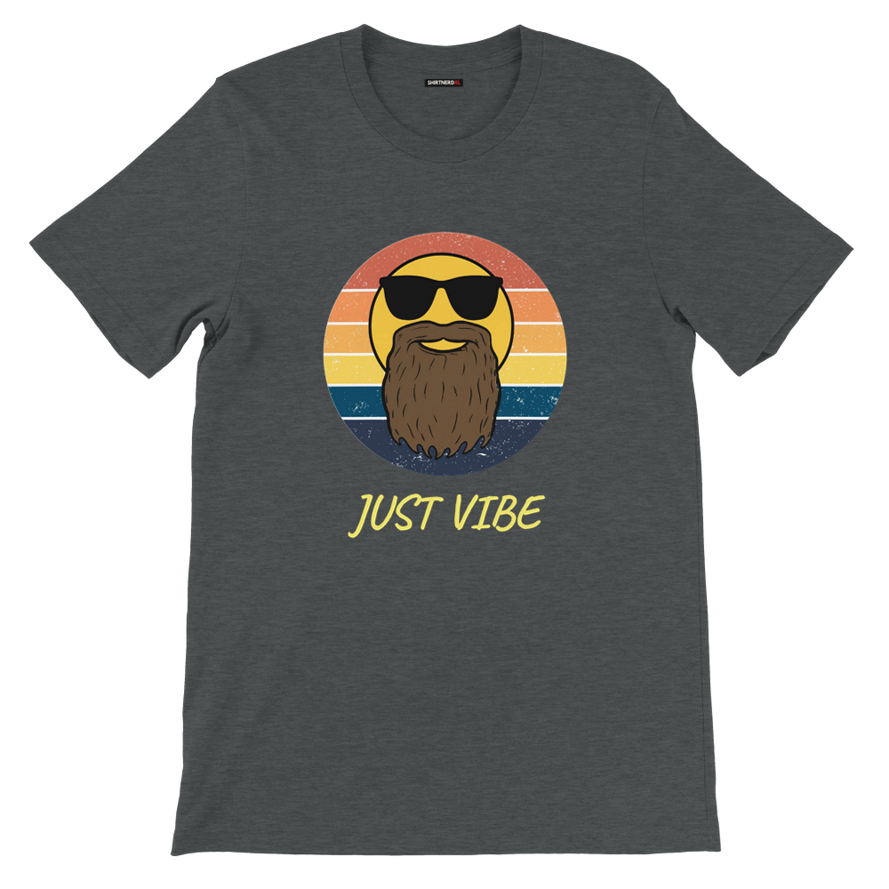 Just Vibe! Yellow Smile Guy will Full Beard - 5XL