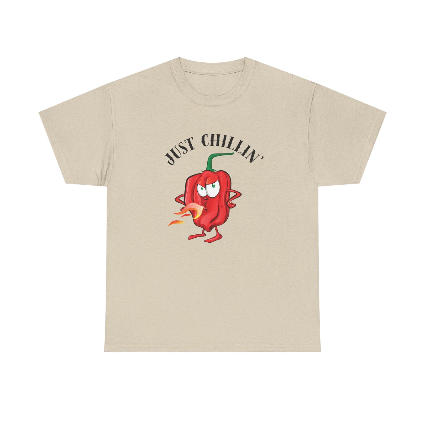 Chill Pepper T-Shirt – Fun Unisex Heavy Cotton Tee