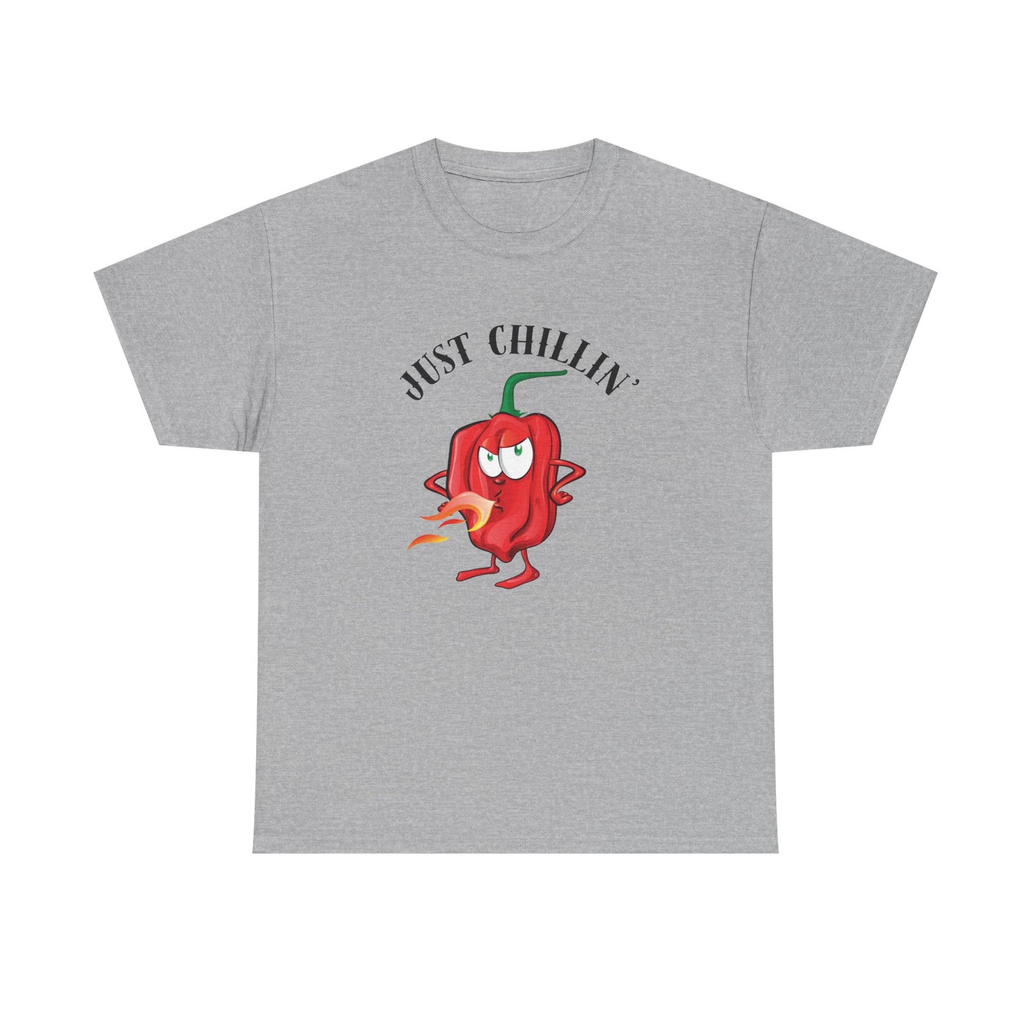 Chill Pepper T-Shirt – Fun Unisex Heavy Cotton Tee