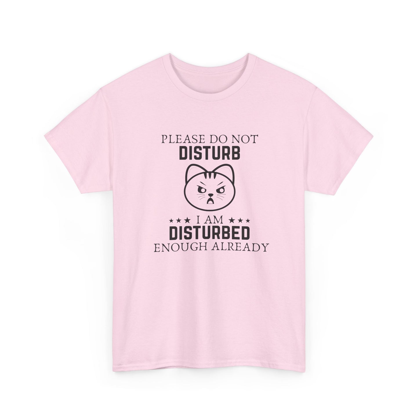 "Please Do Not Disturb" Cat Tee – Funny Graphic T-Shirt