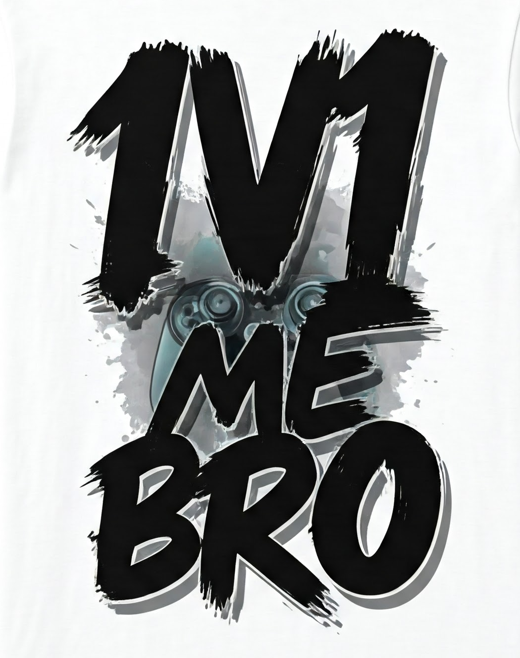 1v1 Me, Bro" Graphic Tee – Bring the Heat!