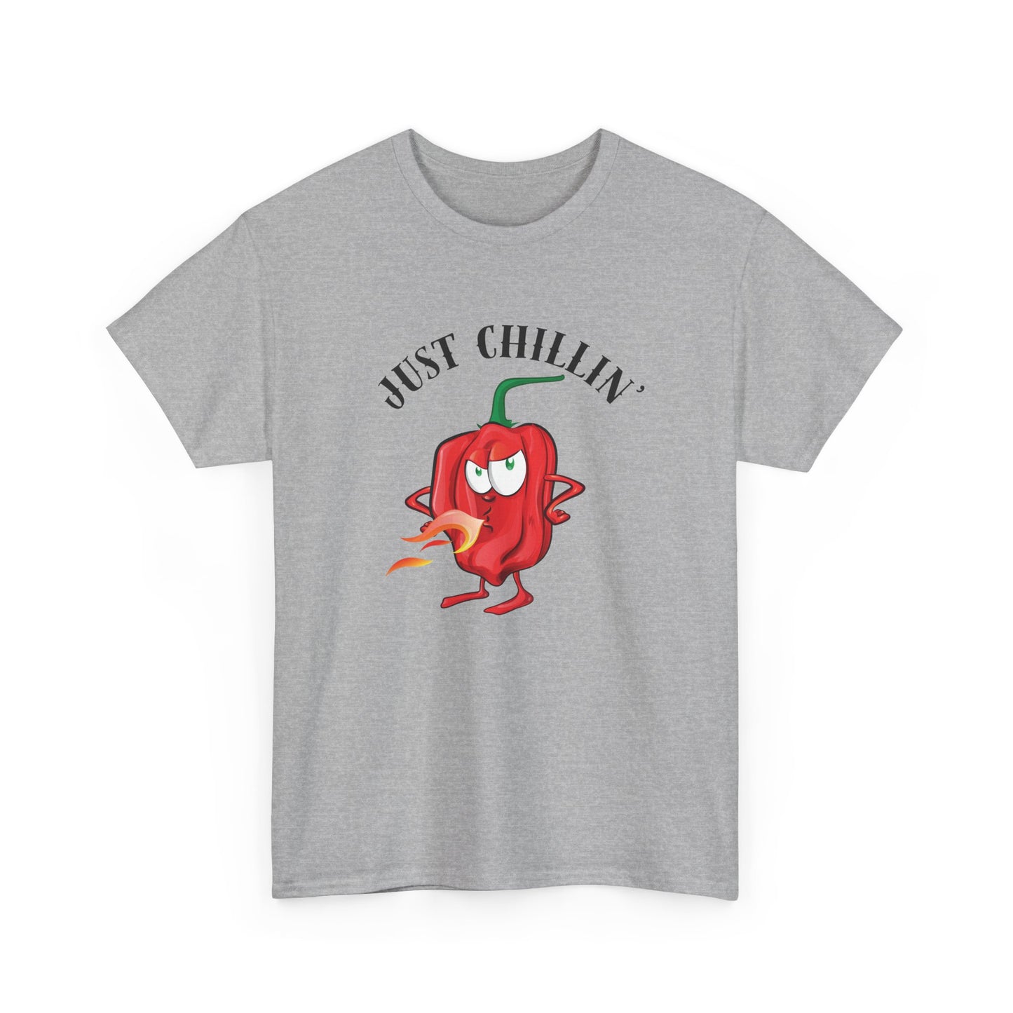 Chill Pepper T-Shirt – Fun Unisex Heavy Cotton Tee