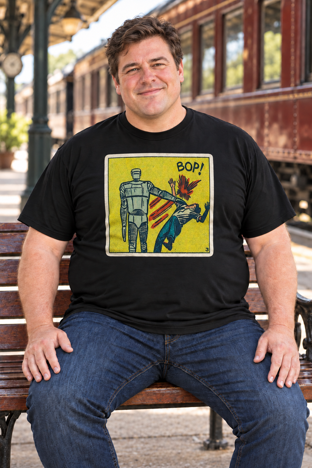 The 'BOP!' Protocol: Vintage AI Safety Tee