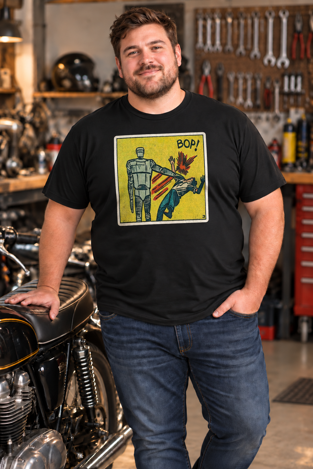The 'BOP!' Protocol: Vintage AI Safety Tee