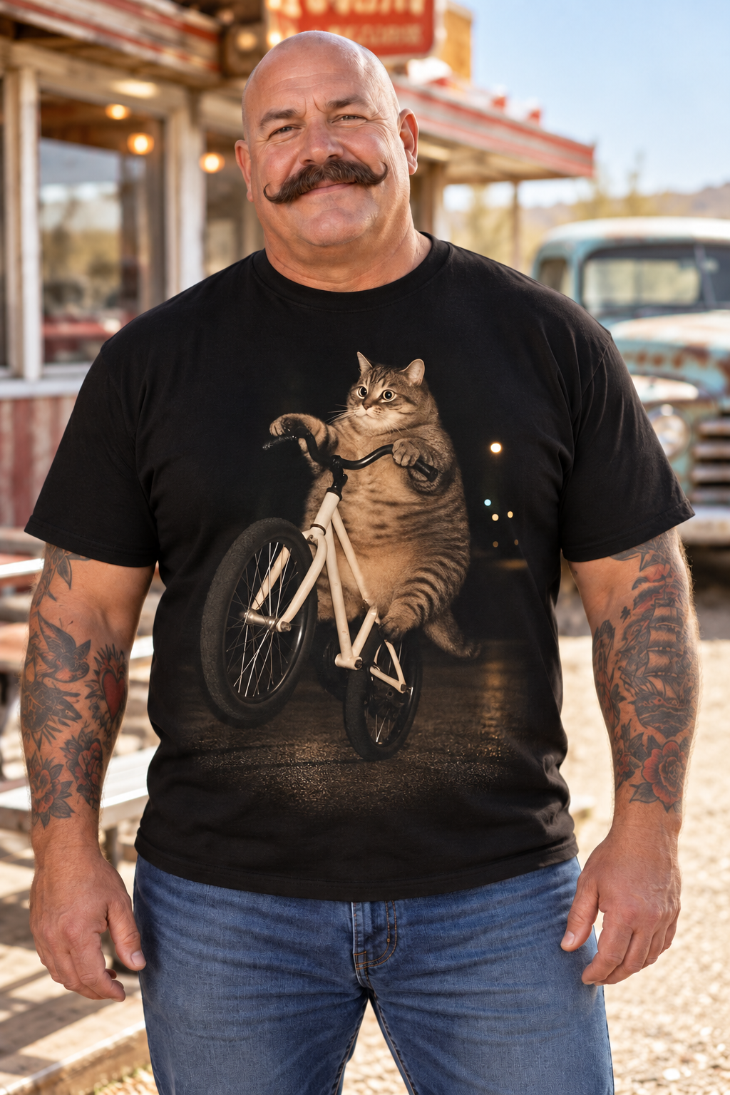 'Maximum Torque' | High-Capacity Kinetic Feline Tee