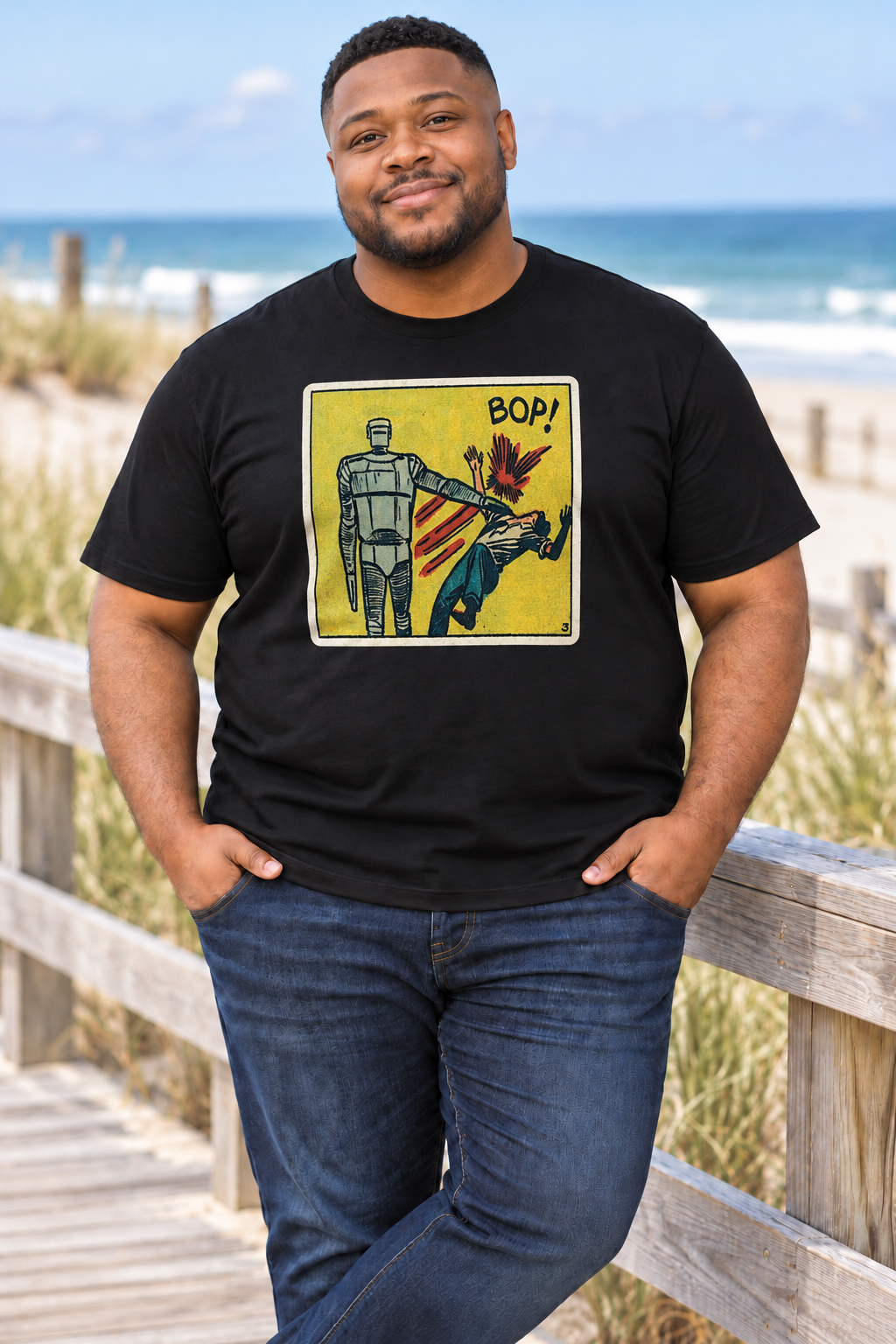The 'BOP!' Protocol: Vintage AI Safety Tee