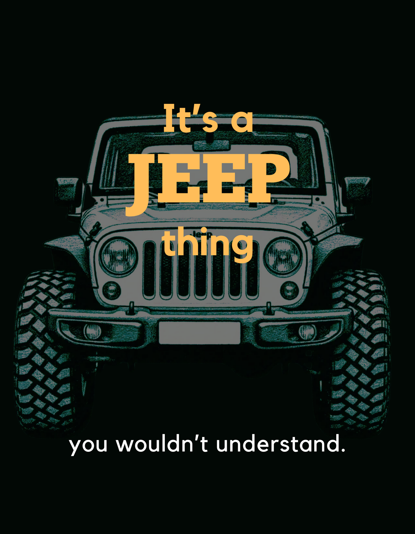 It's a JEEP thing - On dark colors